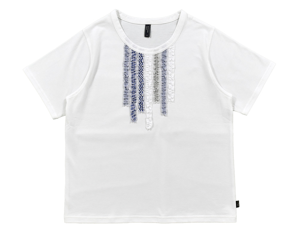 TOCCA フリル付きホワイトTシャツ 夏物売りつくし TOCCA ホワイト Tシャツ 140 お花モチーフフリル - メルカリ